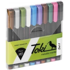 TOKI Metallic Marker 10ks set
