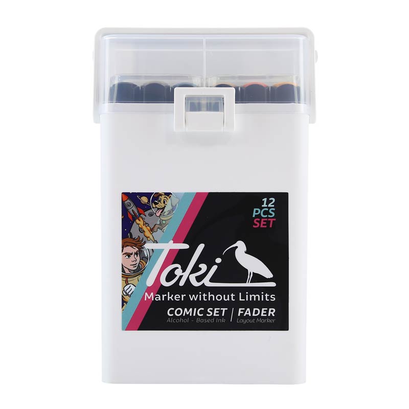 Toki Marker Fader Set 12 - Comic