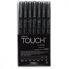 Touch Liner - Black - Set 7ks