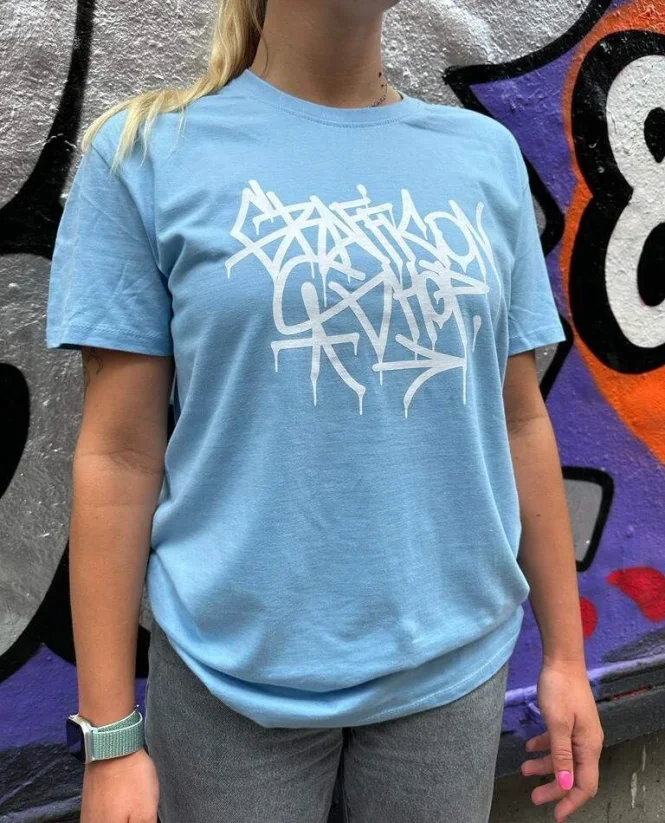 Grafficon T-Shirt - Sky Blue - Velikost oblečení: M