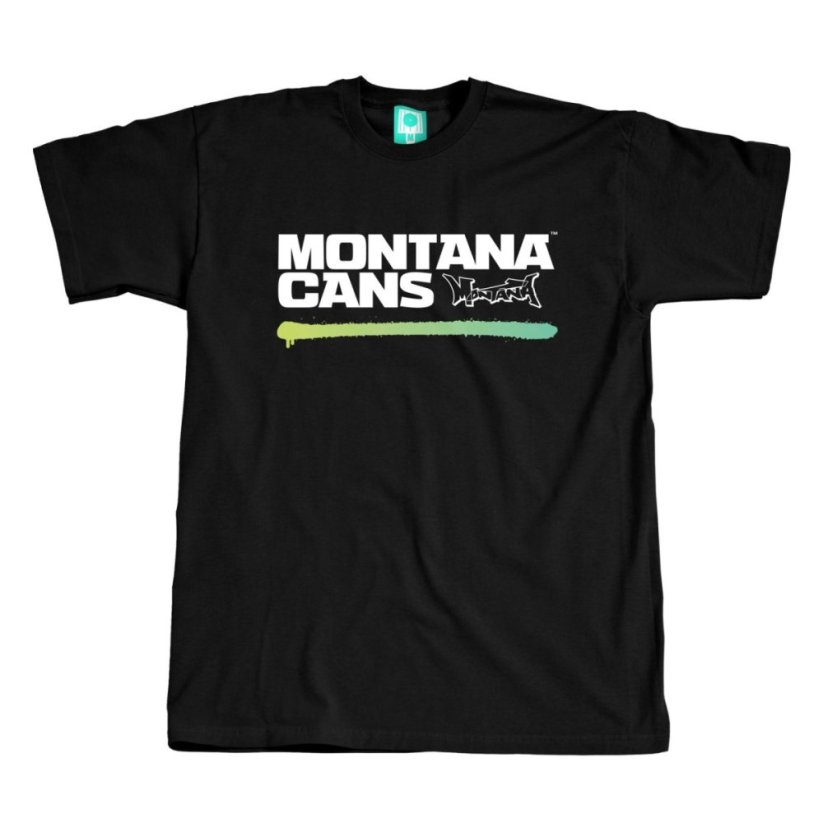Montana Triko - Typo+Logo Line - Black