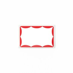Mr. Eggshell - Wavy Stickers Red - 50ks
