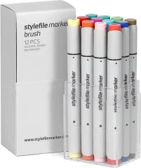 Stylefile marker Brush set 12ks Main Set B