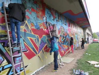 Grafficon Graffiti Jam Brno 18. 4. 2015 - report