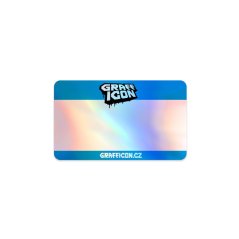 Mr. Eggshell/Grafficon Stickers Holographic - 50ks Blue