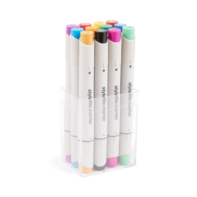 Stylefile Markers 12 Set - Brush Main Set A