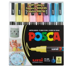 Uni Posca PC 3M - Set 8ks - Pastel Colors