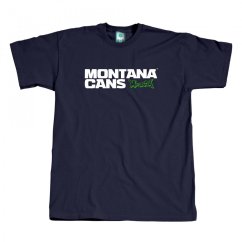 Montana Triko Typo+Logo - Navy