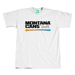 Montana Triko - Typo+Logo Line - White